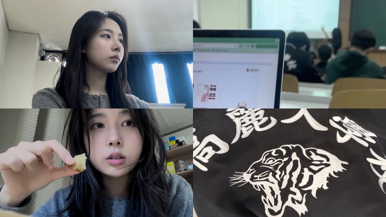 대학생, 기숙사 Vlog. 수업은 듣지만 종강만을 바라보는 사람
