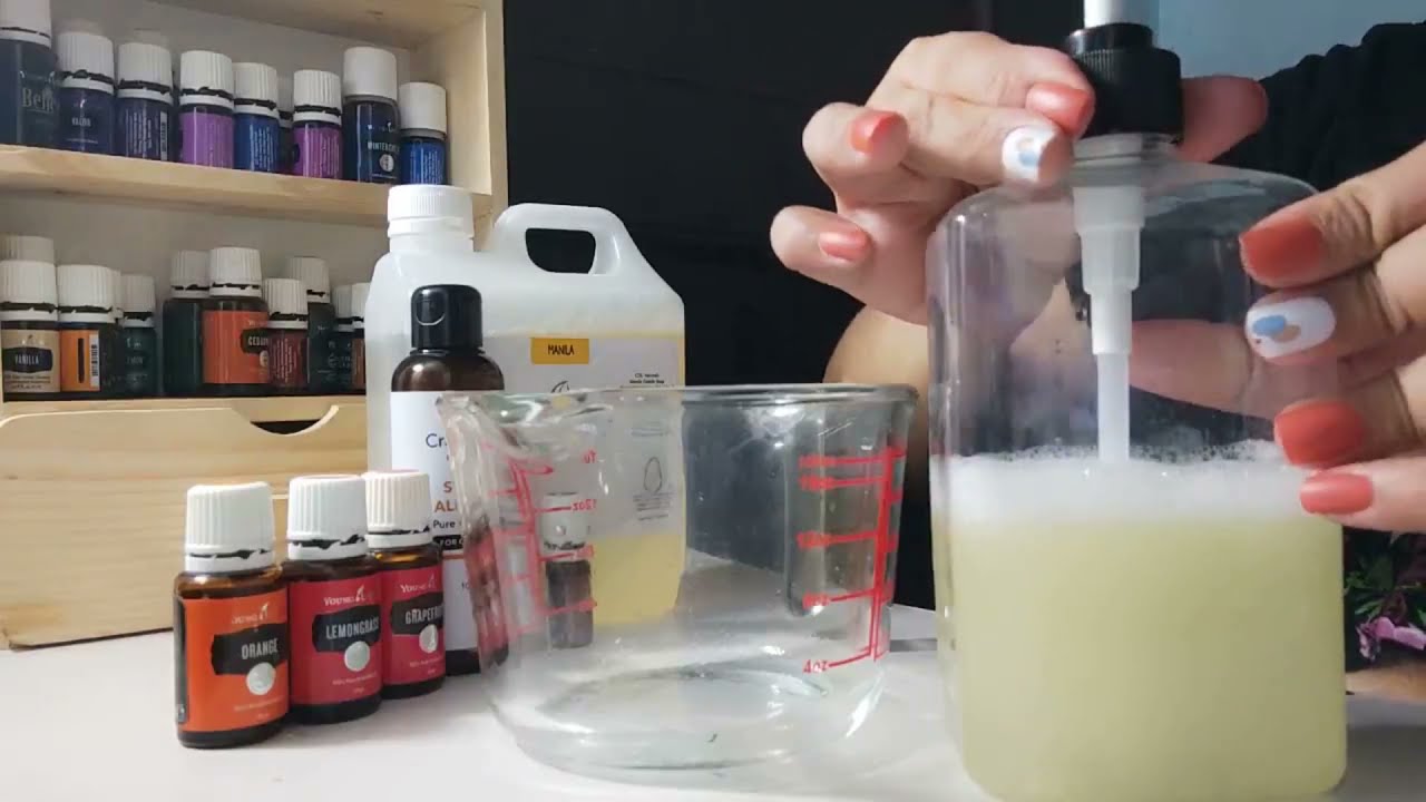 DIY Hand Soap using Castile Soap and YL Essential Oil