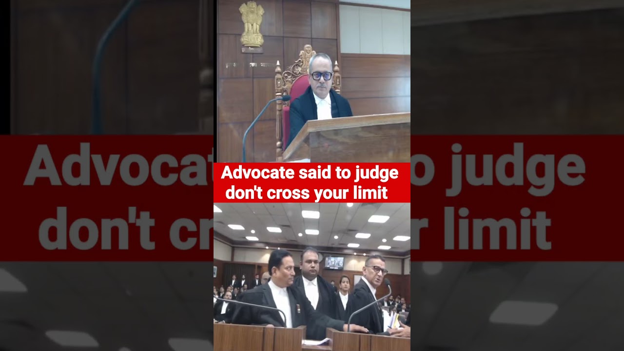 advocate said to judge don't Cross your limit | judge vs lawyer |