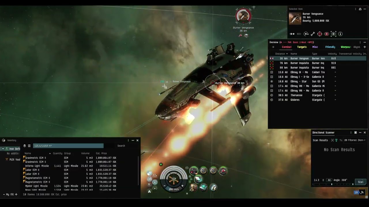 EVE Online - L4s Optimized - Anomic Team: Vengeance in Hookbill