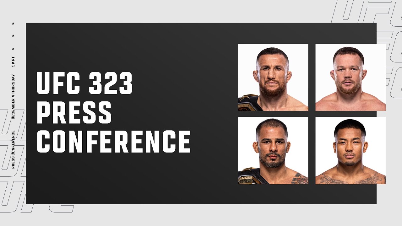 UFC 323: Пресс-конференция перед боем