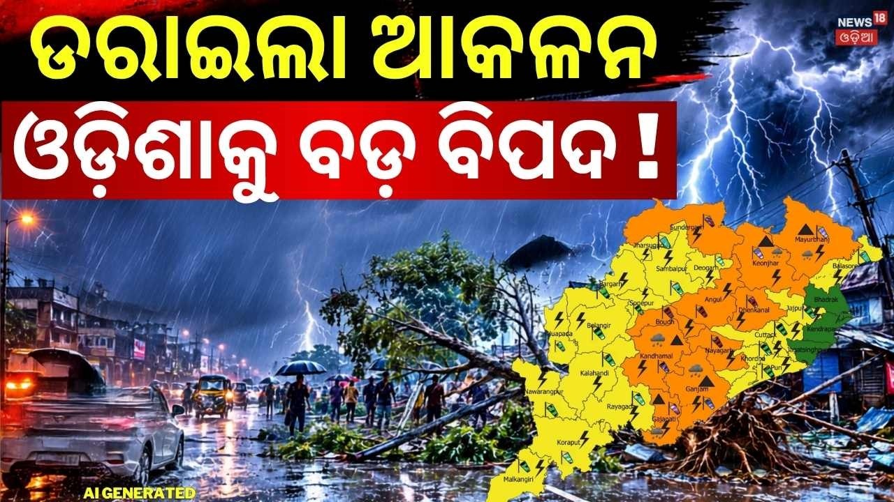 ଓଡ଼ିଶାକୁ ଆଜି ବିପଦ...Odisha Weather News:Orange & Yellow Alert Issued For 26 Districts |Kalabaishakhi