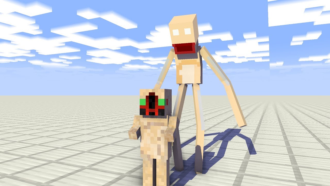 SCP 173 vs SCP 096 Fight Animation