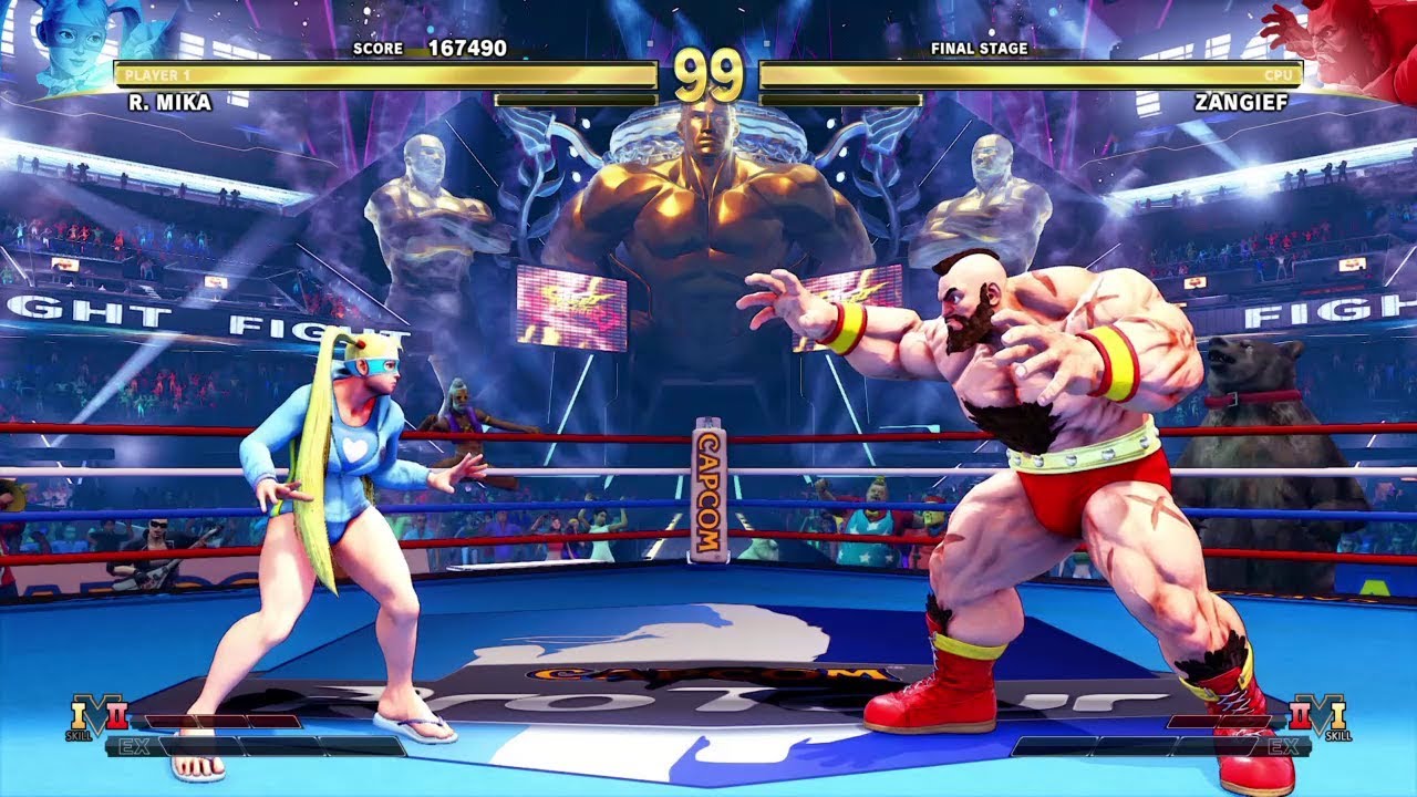 STREET FIGHTER V: CHAMPION EDITION - ARCADE MODE WITH R. MIKA [SFA PATH]