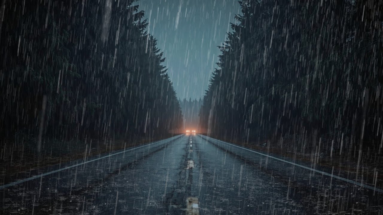 Rain Sounds For Sleep, Pure Rain Sounds 🌧️ No Music, Sleep Instantly