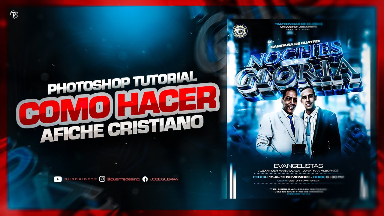 COMO HACER AFICHE CRISTIANO En (Photoshop) 2023