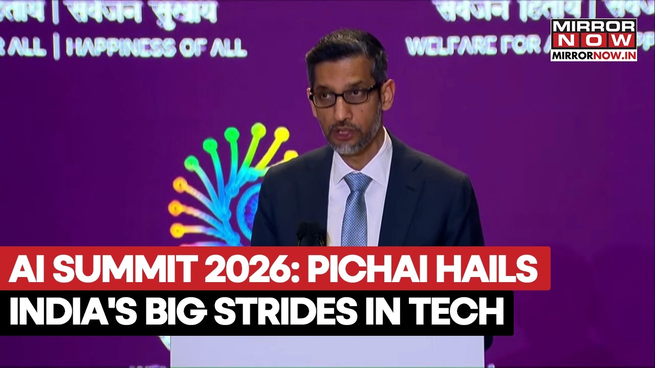 India AI Impact Summit 2026: Google CEO Sundar Pichai Hails Bharat's Rise As Global Tech Leader