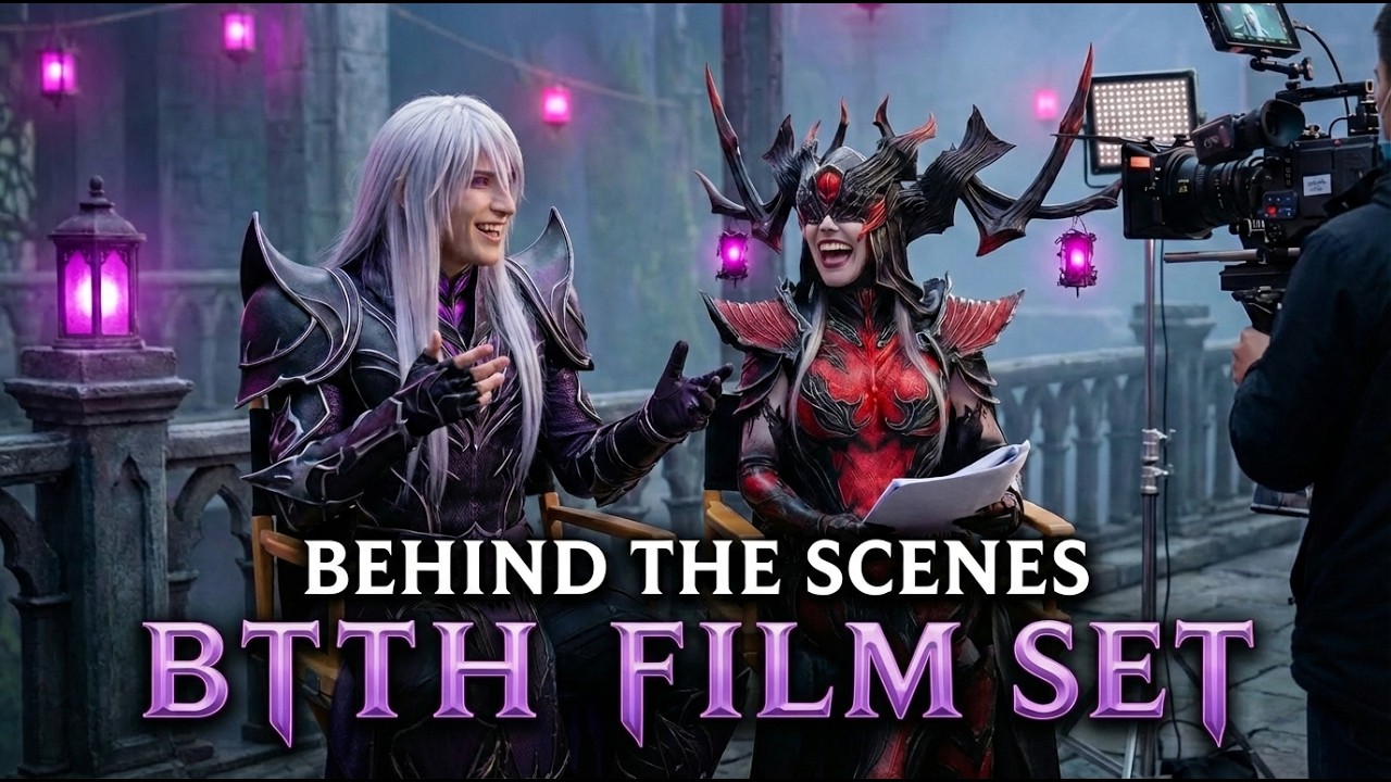 HALL OF SOULS Real Characters Behind The scene [BTTH] Battle through the heavens live filming set