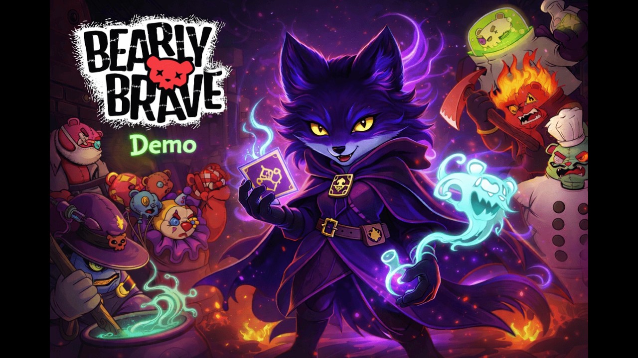 Плюшевому медвежонку приходится сражаться за место на полке магазина... | Bearly Brave Demo
