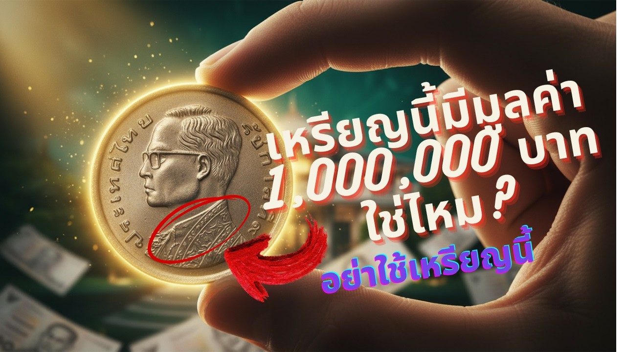คุณมีเหรียญ 1 บาทไทยปี 1977 นี้ไหม? มันอาจมีมูลค่าถึง 1,000,000 บาท