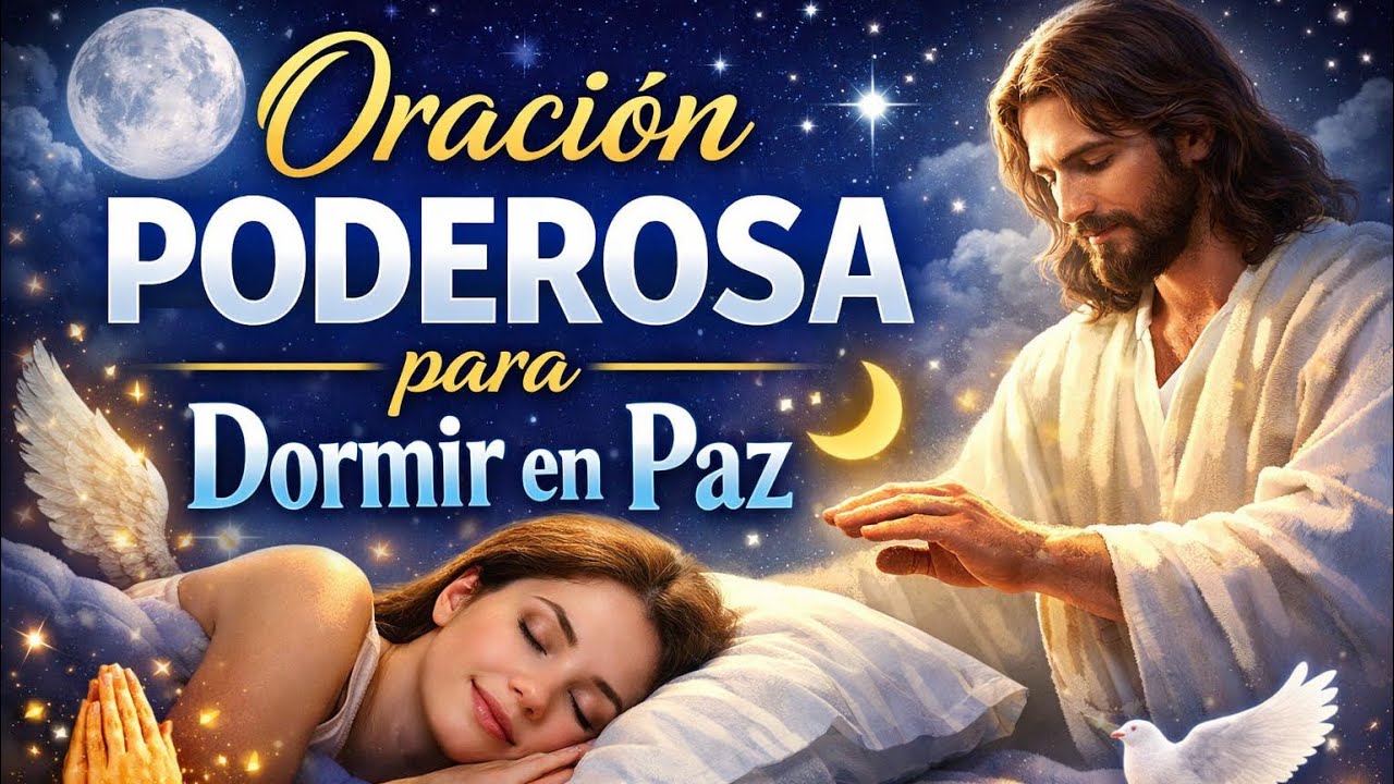 Oración Poderosa para Dormir en Paz 🌙