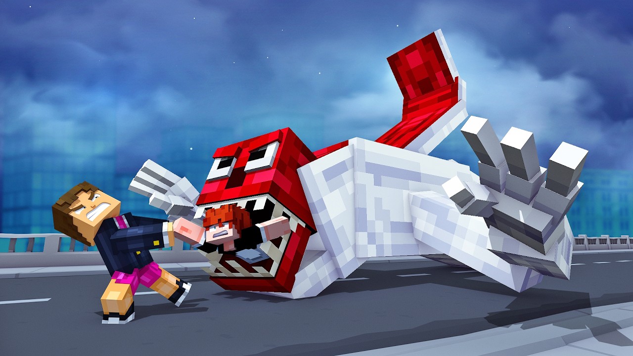 BRIDGE WORM ME ATACOU NO MINECRAFT !! ( TREVOR HENDERSON )