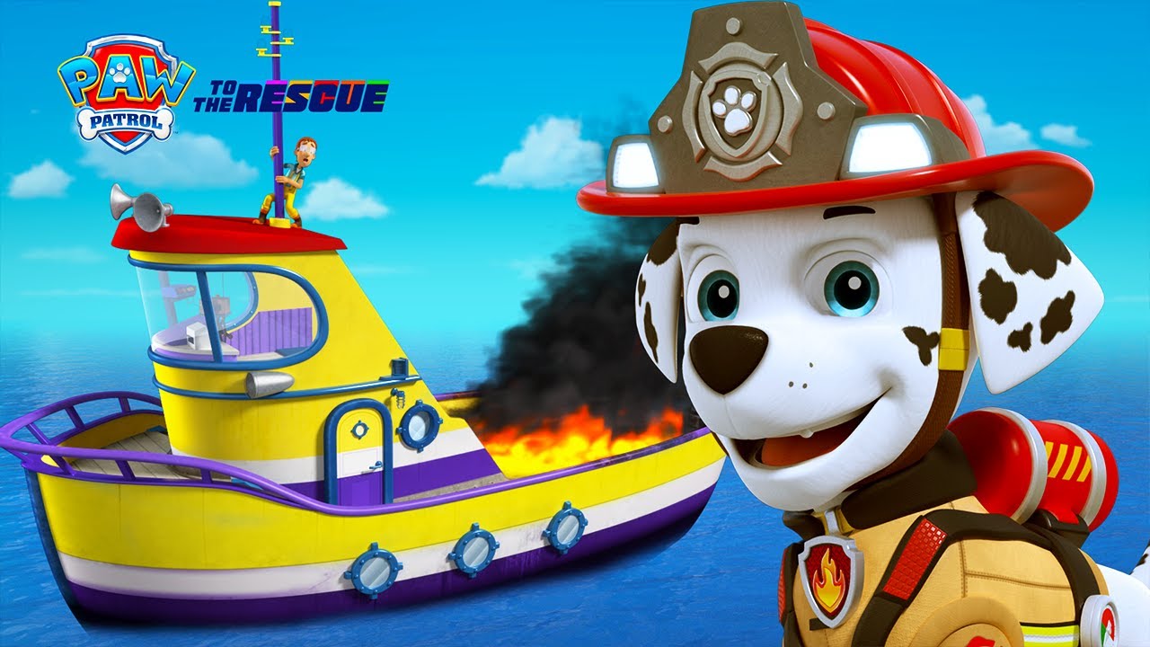 NEW! Marshall and the BBQ Boat | To The Rescue | PAW Patrol UK