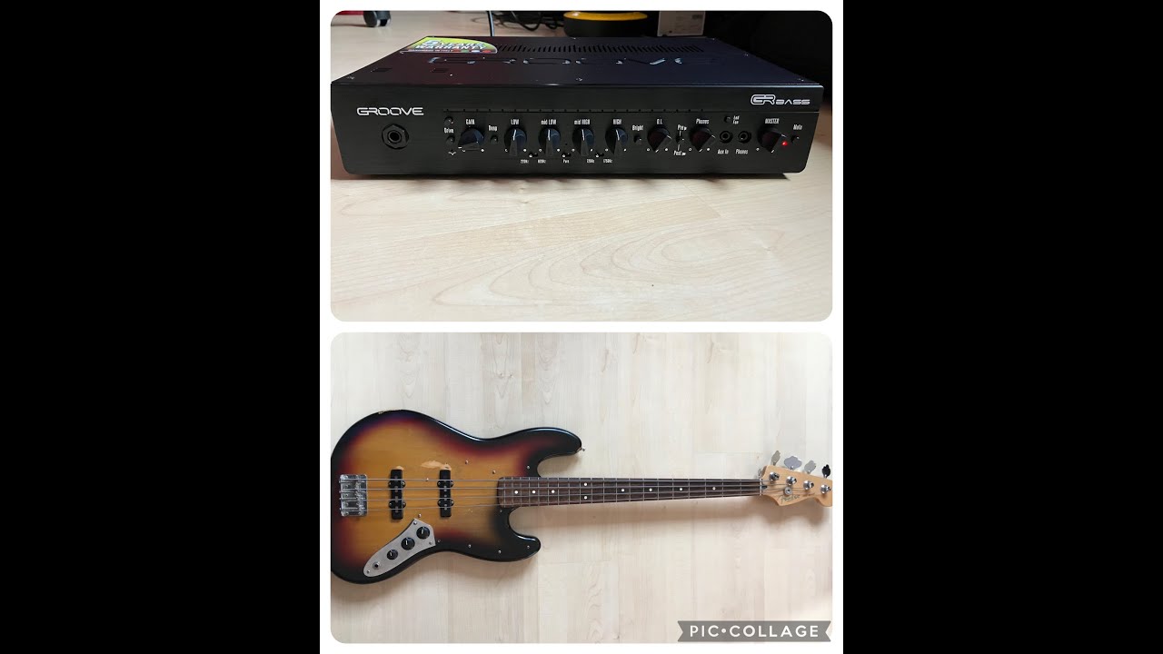 GRBass Groove (12ax7 tubes) + Fender Jazz Bass