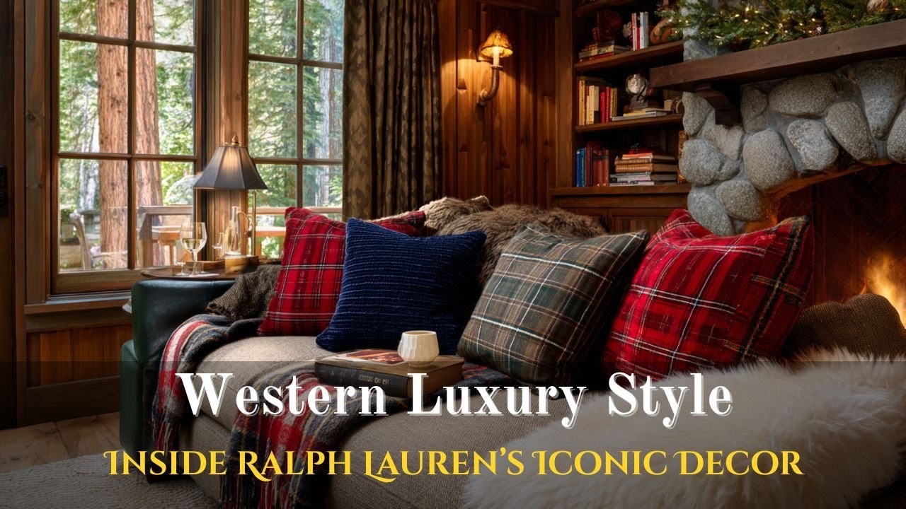 Ralph Lauren’s Western Interior Style   Bold Leather, Navajo Prints & Rich Timber Accents