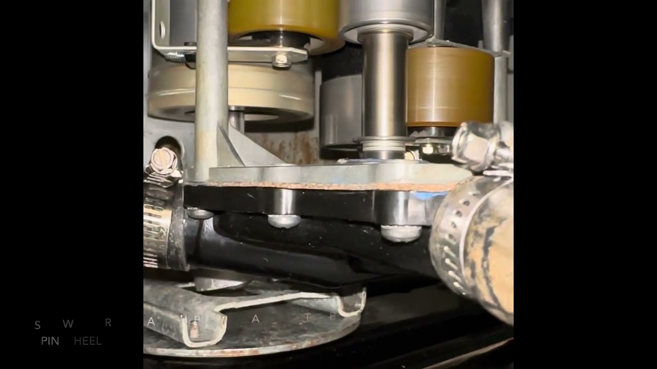 1965 Frigidaire Rollermatic - brake engagement and release demonstration