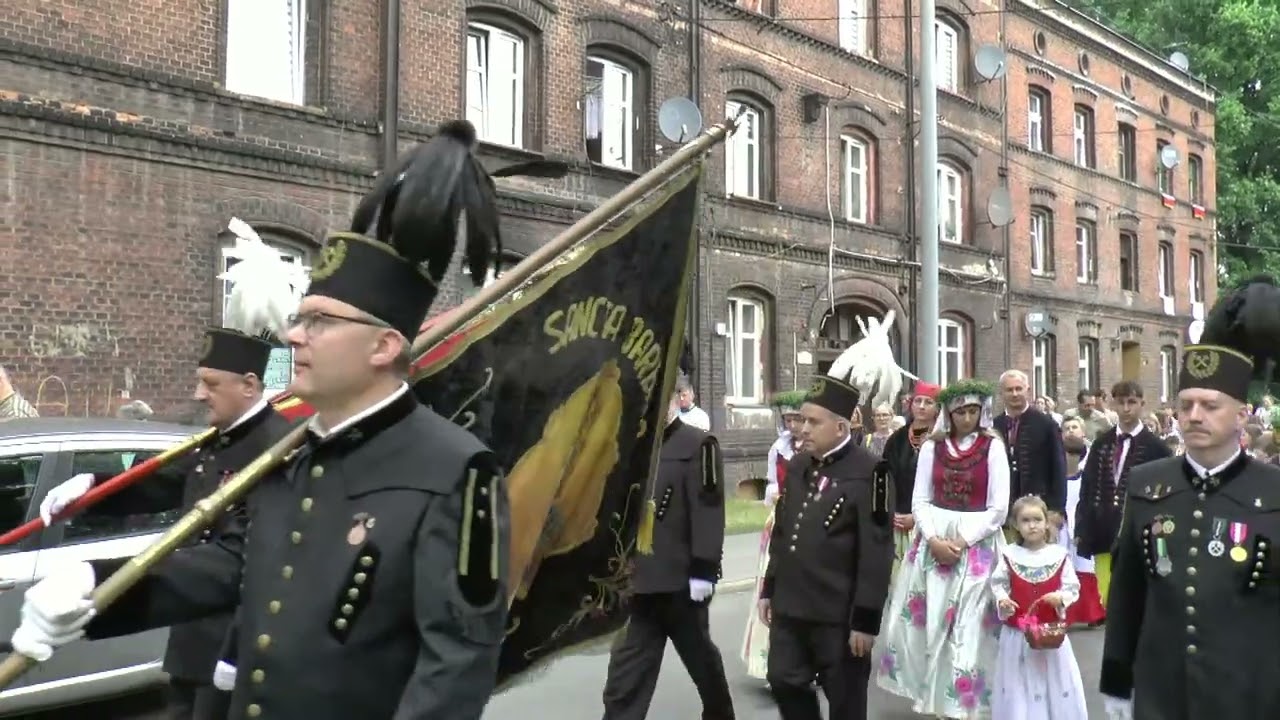 Bytom, Rozbark 19 06 2025. Procesja Bożego Ciała