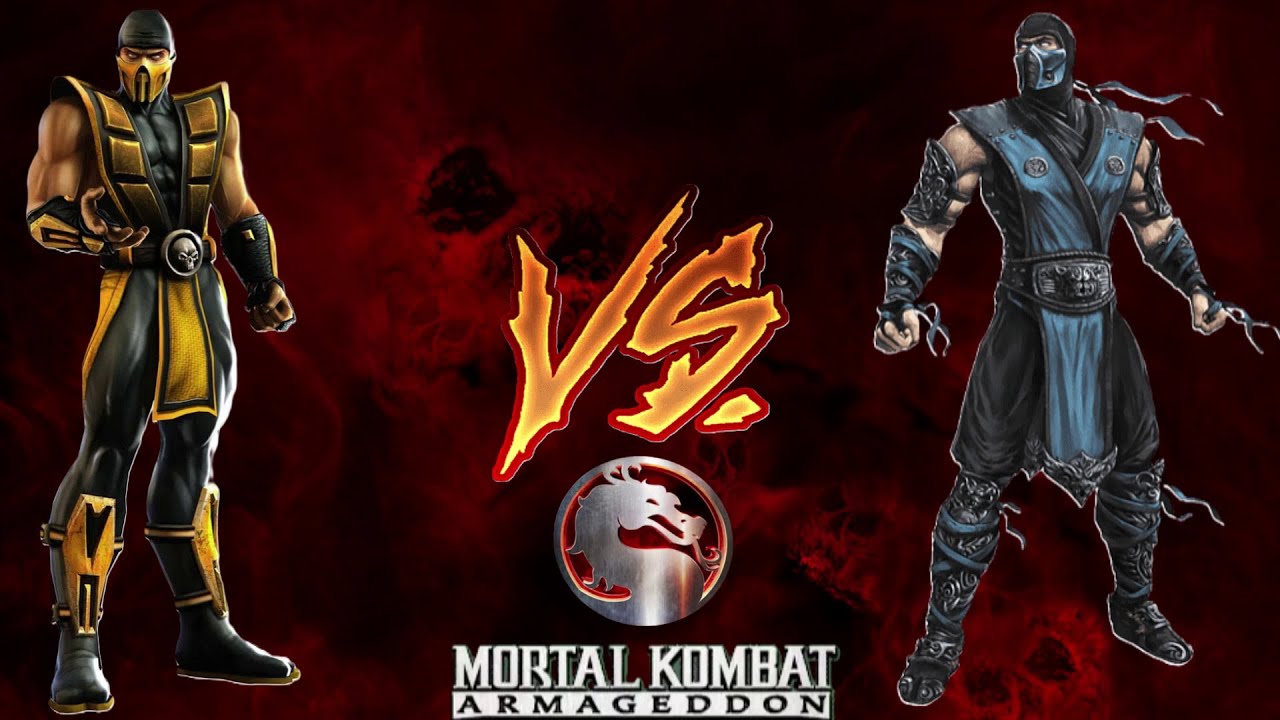 Mortal Kombat Armageddon (PS2) | Modo Versus | Scorpion VS Sub-Zero.