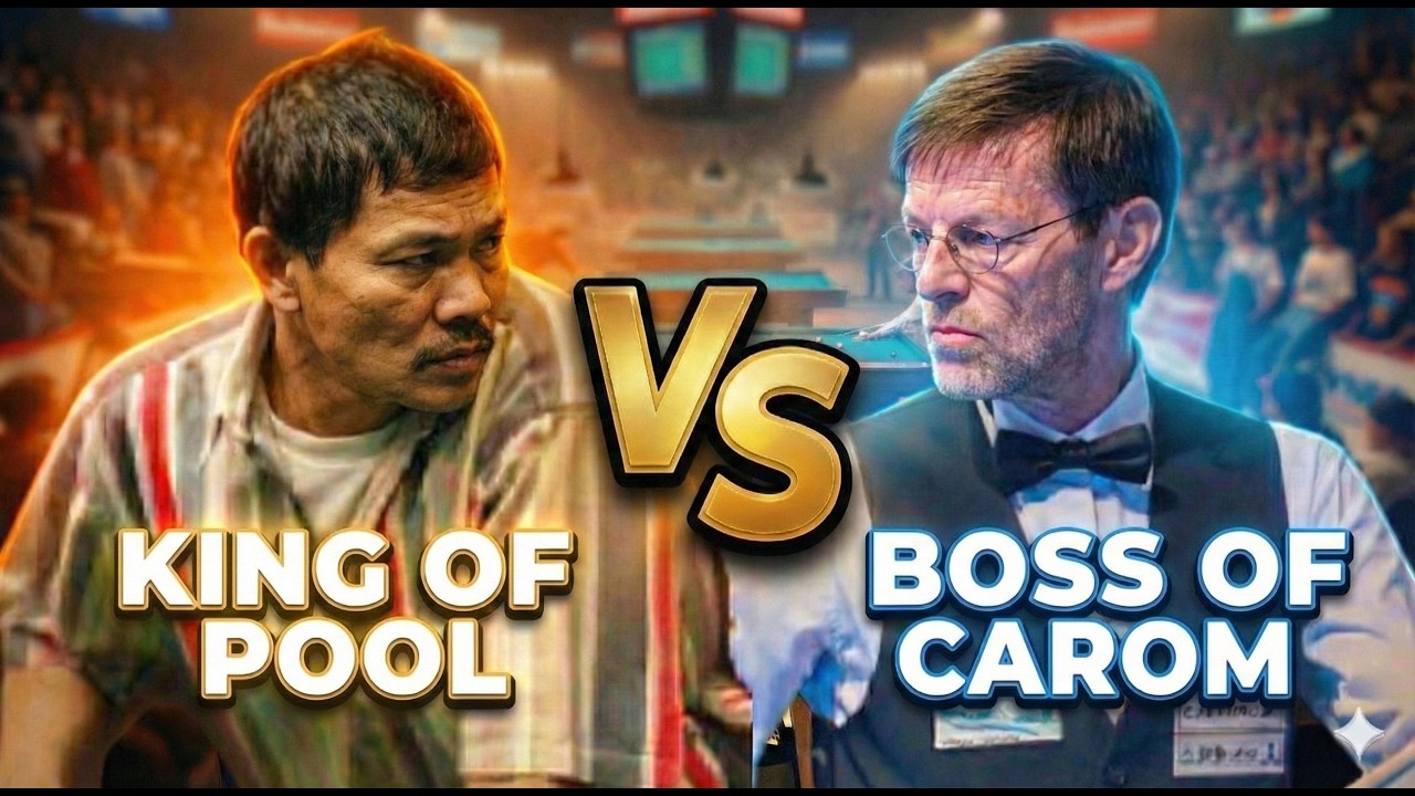 🤯 El REY del Pool VS. El MEJOR de 3 Bandas: ¿Quién Ganó el Duelo de Leyendas? (Partido de Pool)