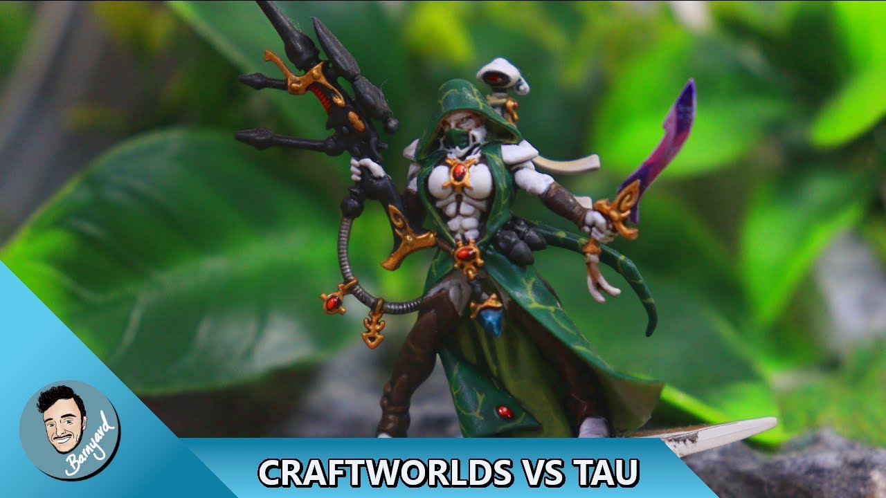 CRAFTWORLDS (Biel-Tan) VS T'AU (The Eight) WARHAMMER 40,000 BATTLE REPORT
