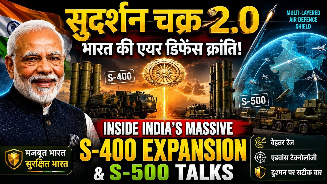 Sudarshan Chakra 2.0: Inside India's Massive S-400 Expansion & S-500 Talks | S400 latest News
