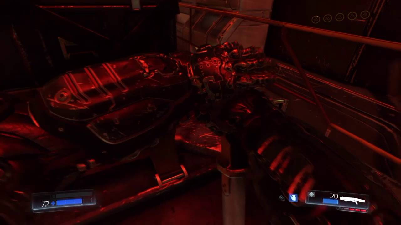 Doom mission 7 argent facility destroyed secret room and lever