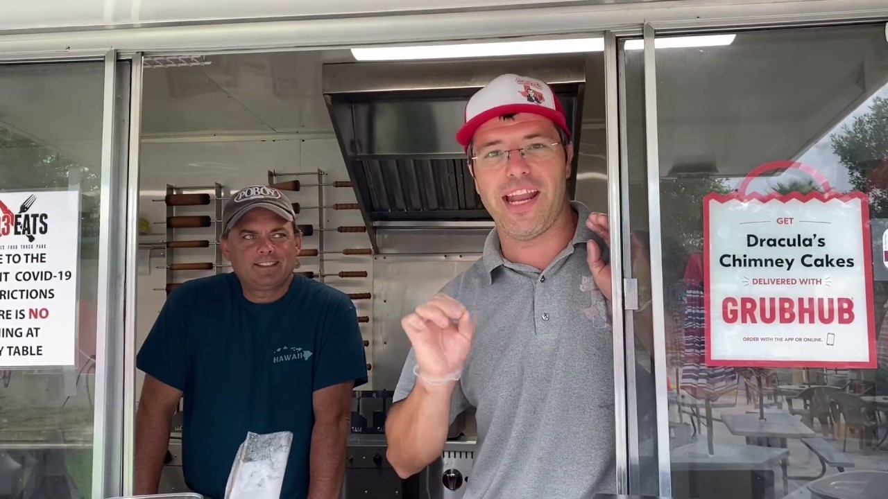 Dracula's Chimney Cakes, Tomball Texas..Not you ordinary Chimney Cake... It's Phenomenal