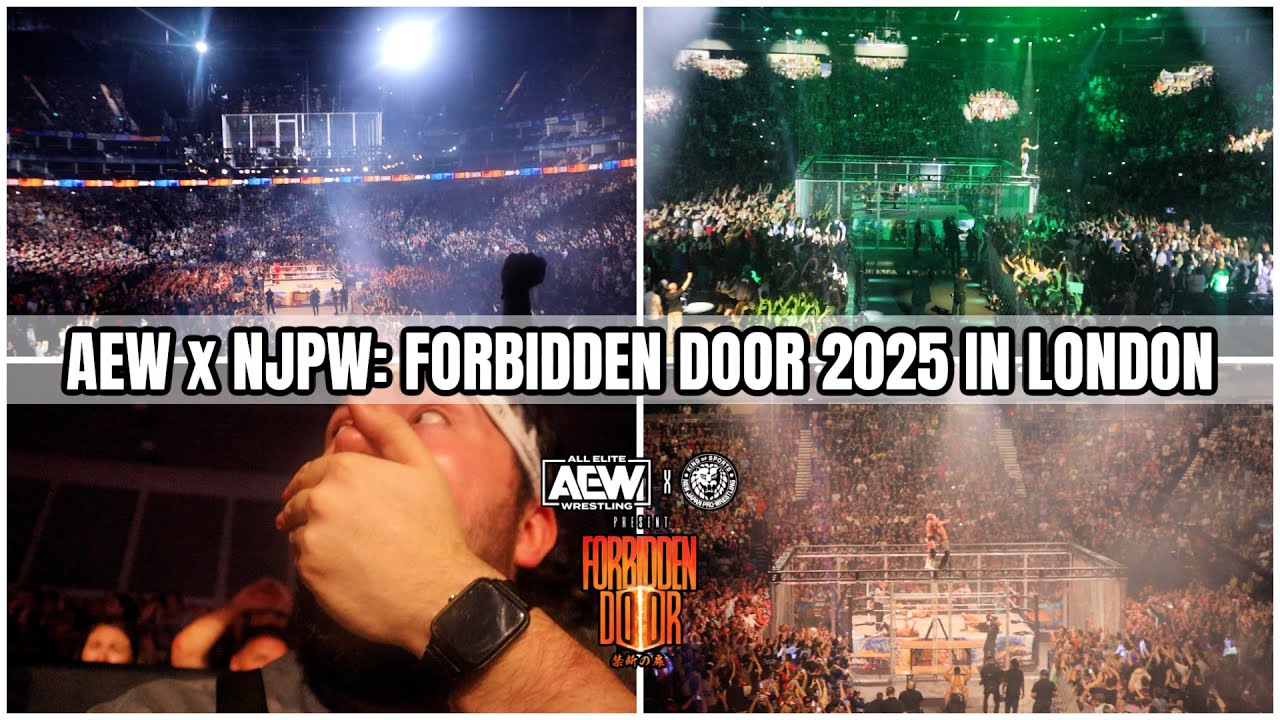 AEW x NJPW: Forbidden Door 2025 In London VLOG | Ollie Walker