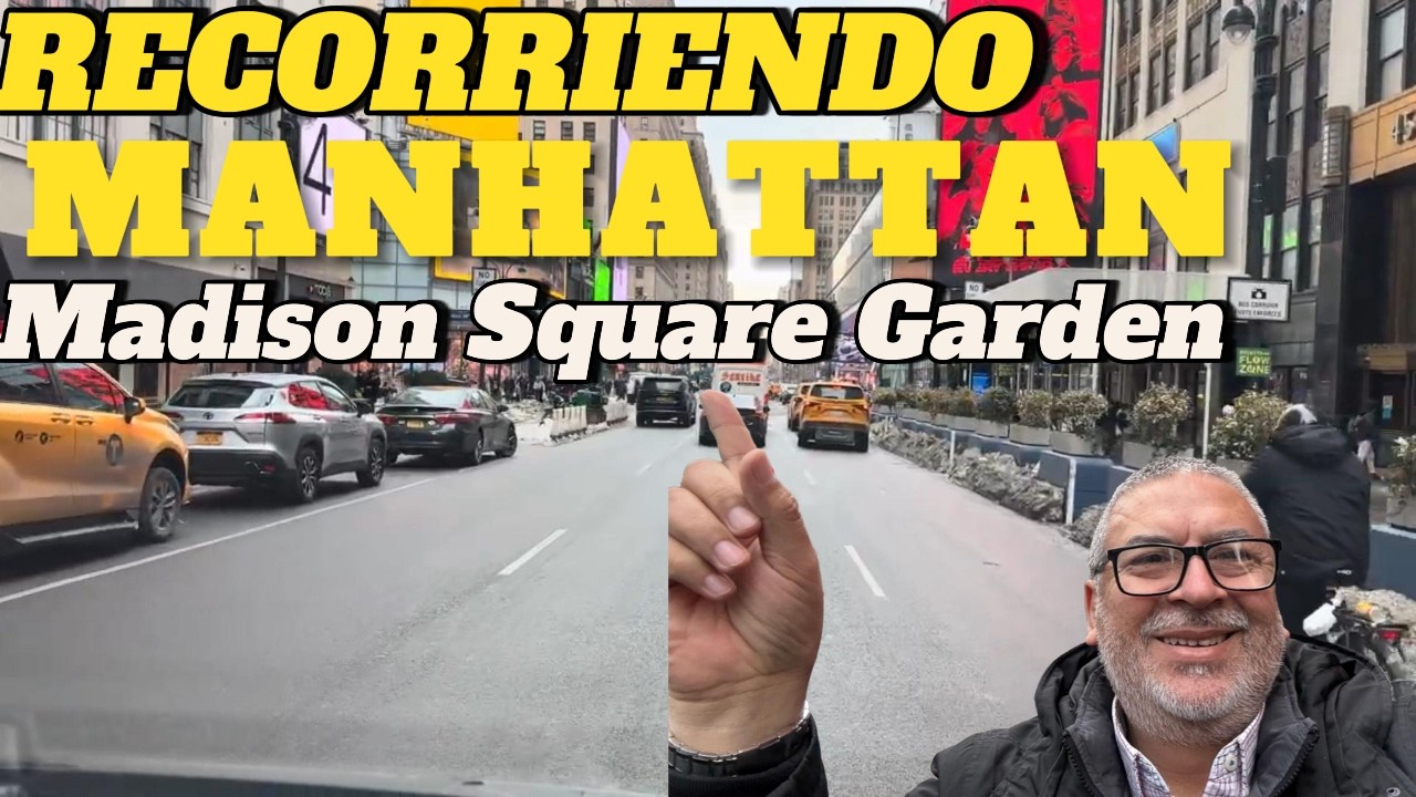 🚐 RECORRIENDO desde el aeropuerto JFK hasta el hotel 🧳l MADISON SQUARE GARDEN