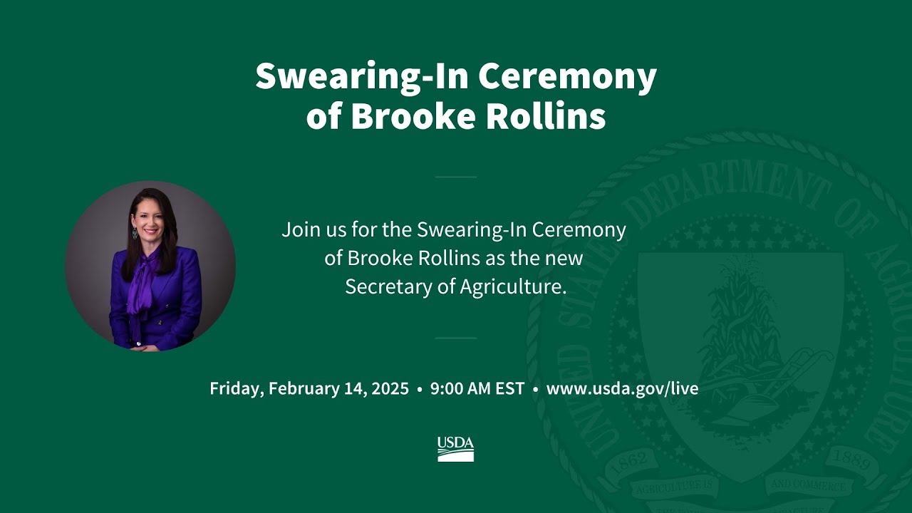 Welcome Ceremony for Agriculture Secretary Brooke Rollins