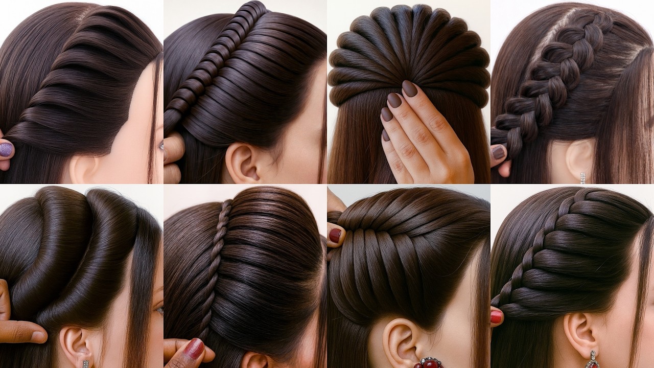Easy different type of hairstyles - Simple Hairstyles | easy hairstyles | hairstyles for girls