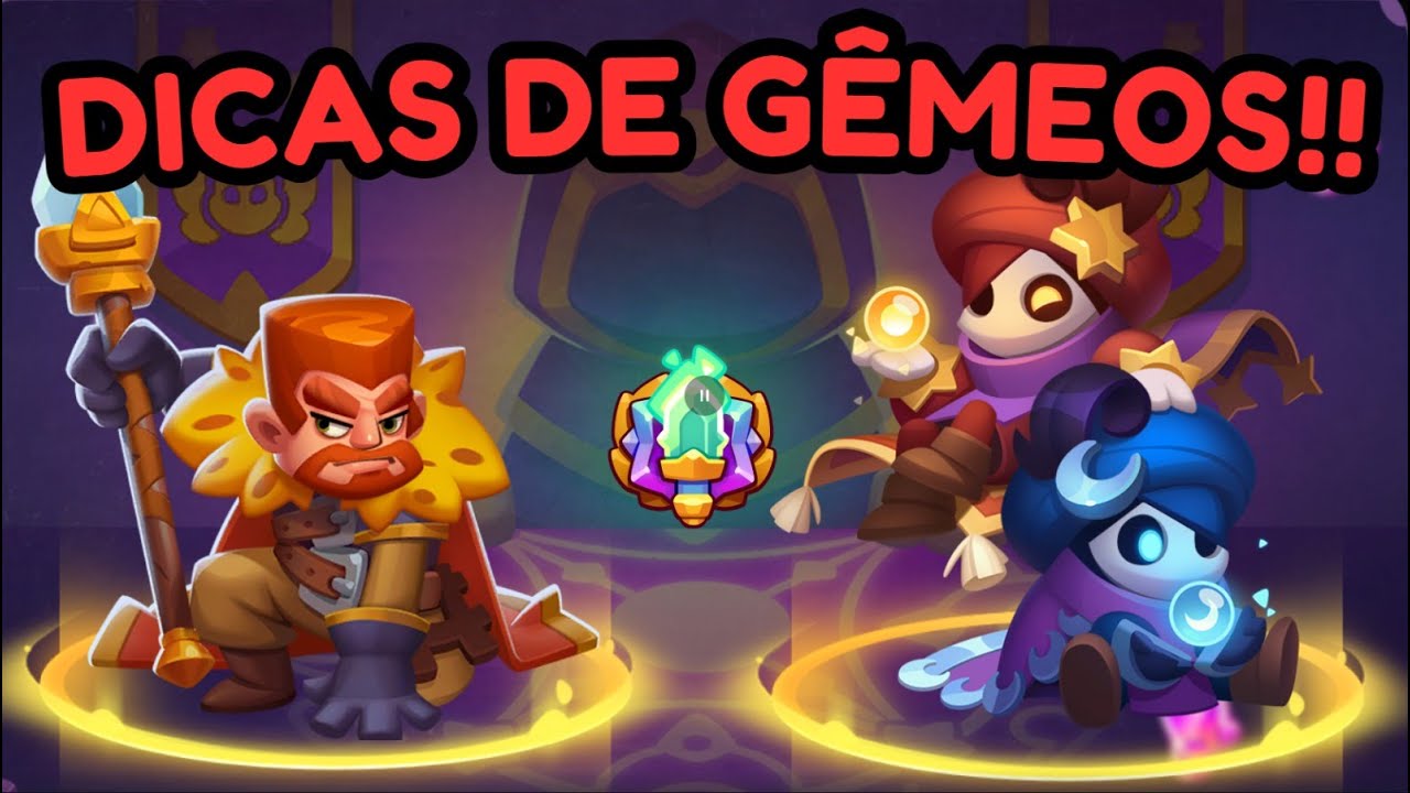 RUSH ROYALE - MELHOR DECK PARA GÊMEOS!!
