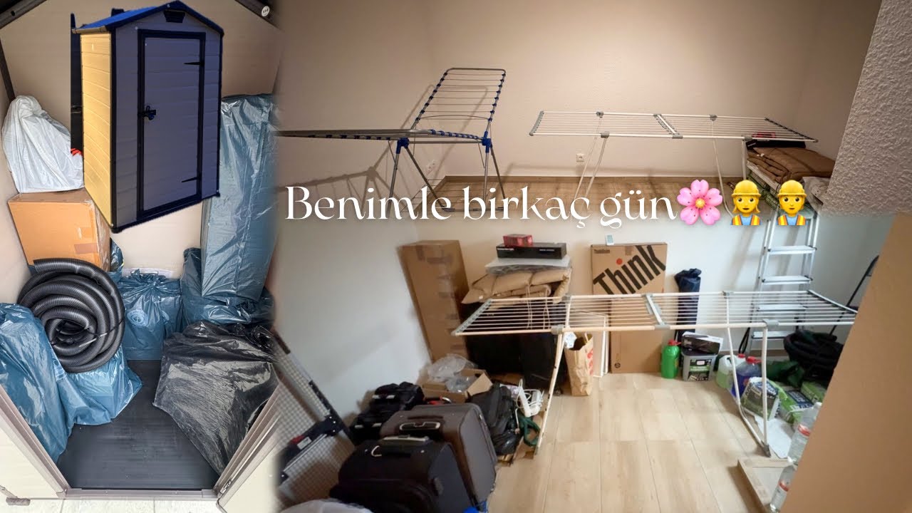 VLOG | Benimle birkaç gün | Misafir Odasını düzene sokma, Bahçe evi, Düzen ve fazlası..