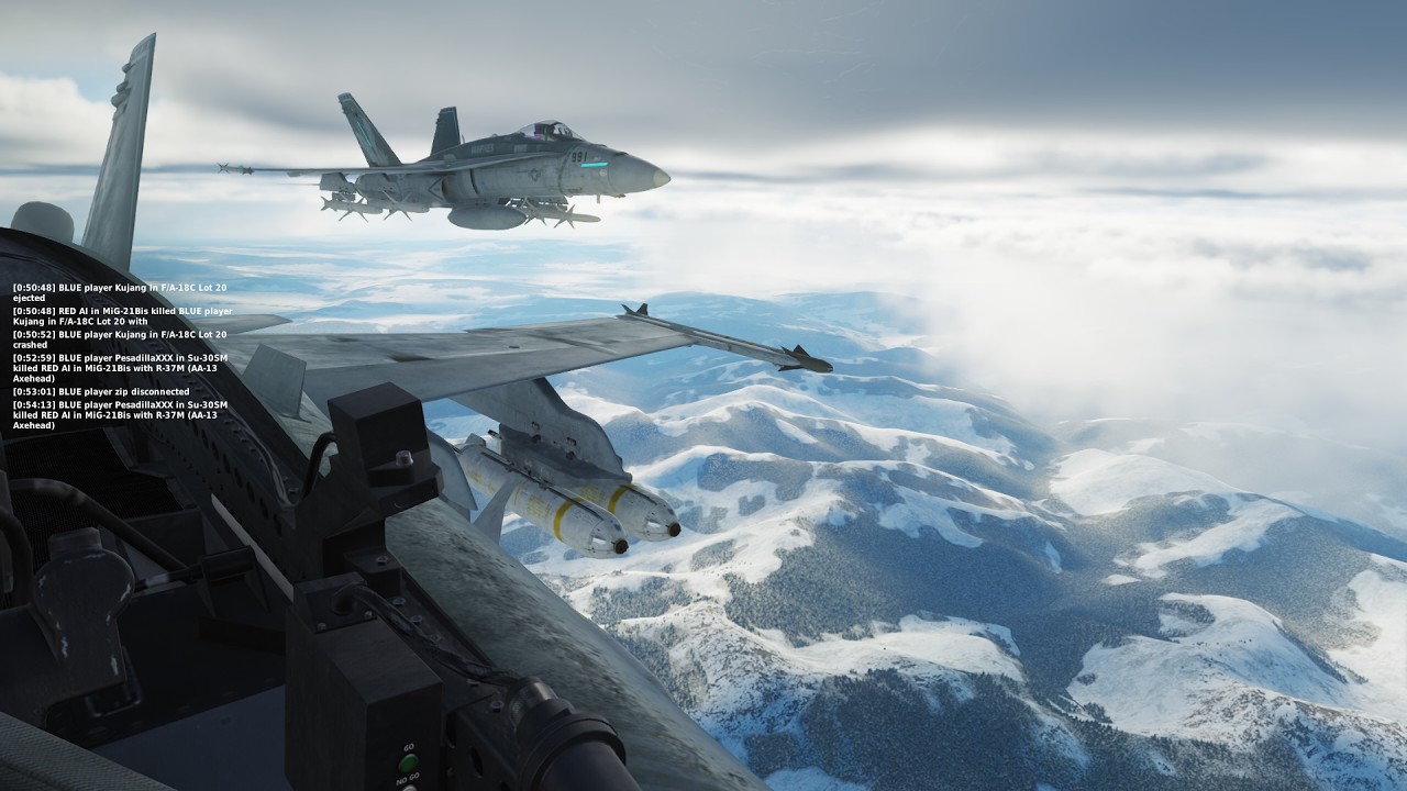 DCS F/A-18 Gameplay