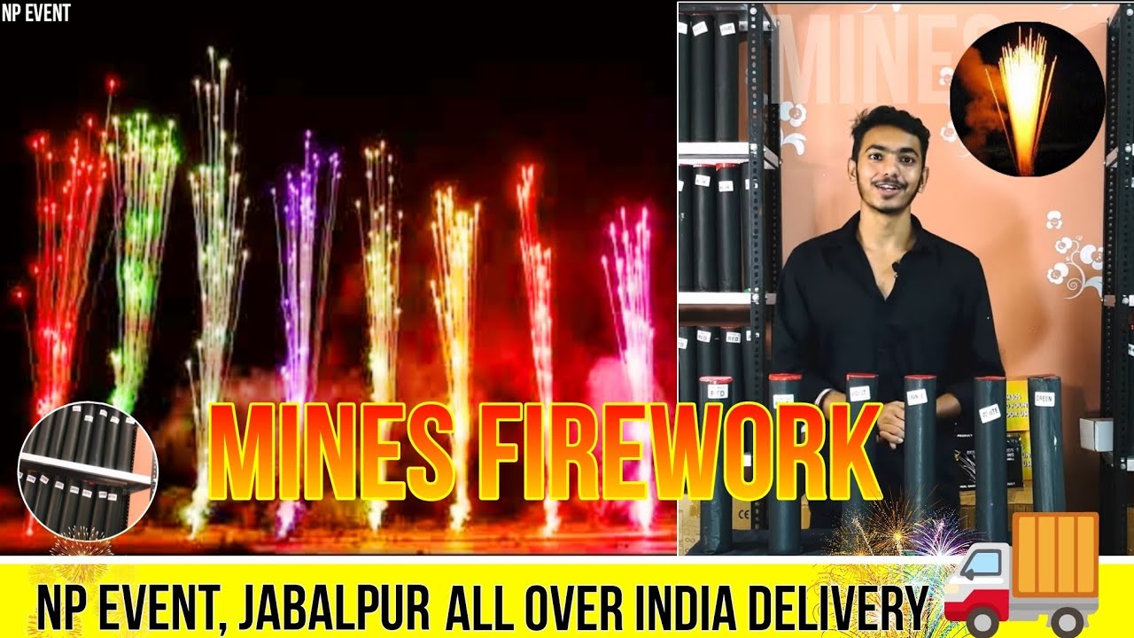 Mines firework in wedding  | How to use mines |COD delivery 🚚 #event #wedding #minesfireworks