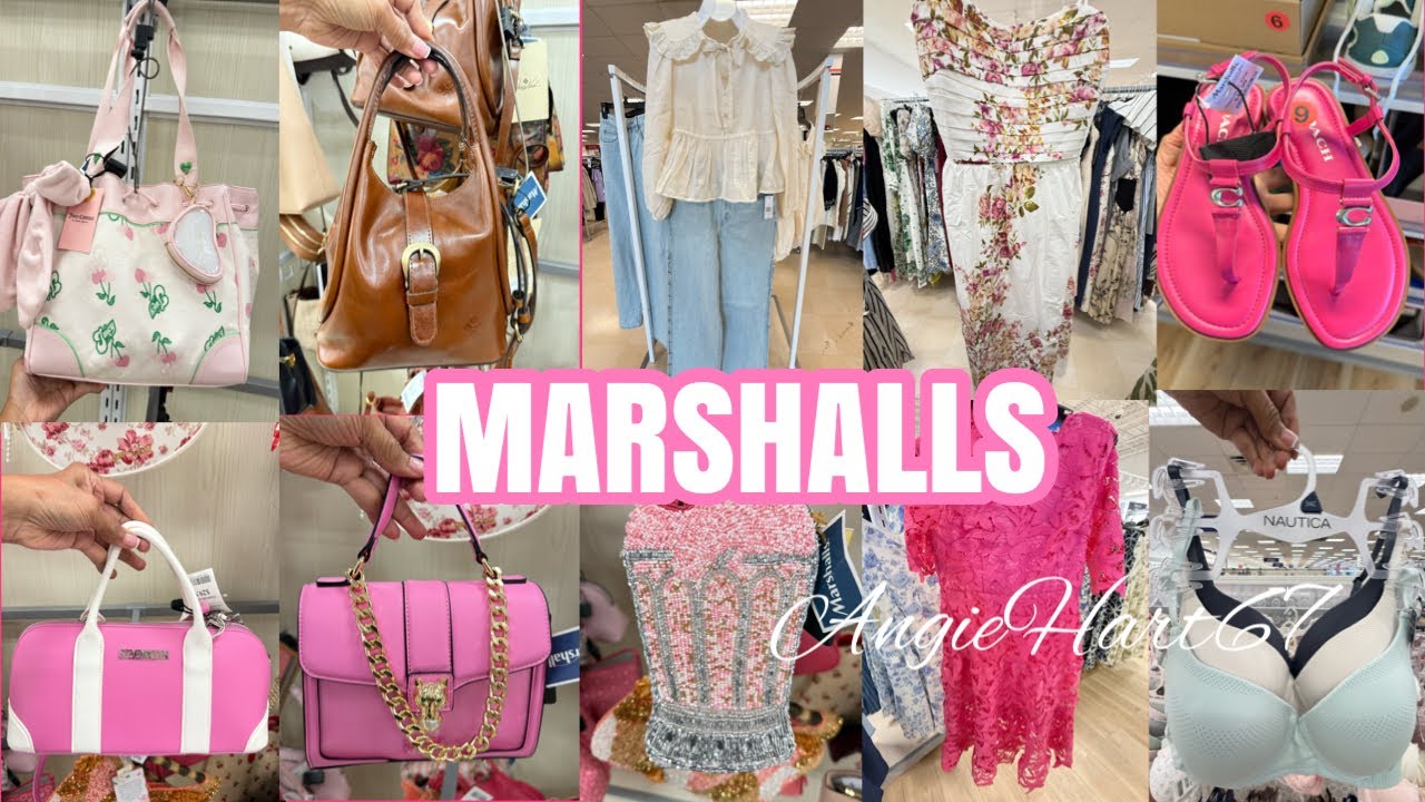 MARSHALLS ✨ VIRAL DESIGNER BRANDS FOR LESS #handbags #dresses #pyjamaset @AngieHart67 #marshalls 