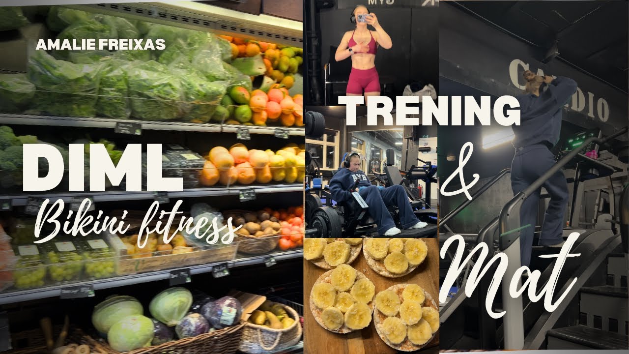 Day in my life - bikini fitness prep 15 uker ut