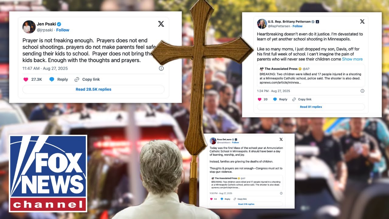 'F--- off' with 'thoughts and prayers': Left erupts after Catholic school tragedy