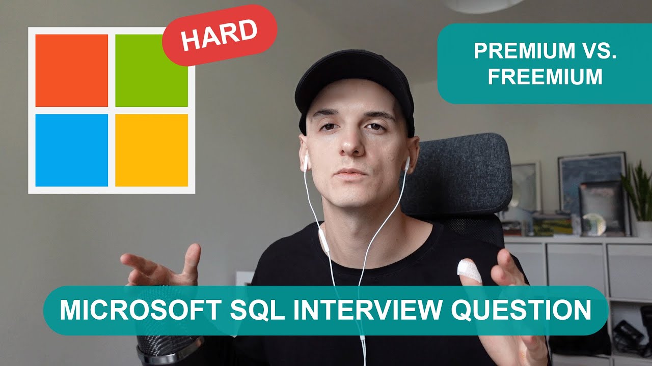 СЛОЖНАЯ задача по Microsoft SQL на собеседовании для специалистов по Data Science и аналитиков да...
