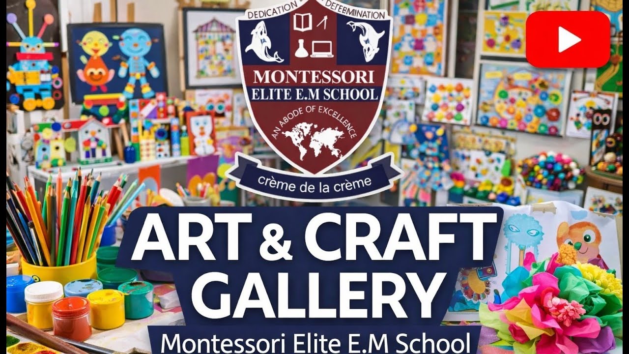 MESSY MASTERPIECES BY MINI ARTISANS -A DISPLAY  OF TALENT BY ART AND CRAFT CLUB AT ELITE