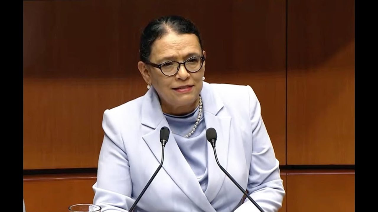Comparecencia de la secretaria de Gobernaci&oacute;n, Rosa Icela Rodr&iacute;guez, en el Senado de la Rep&uacute;blica