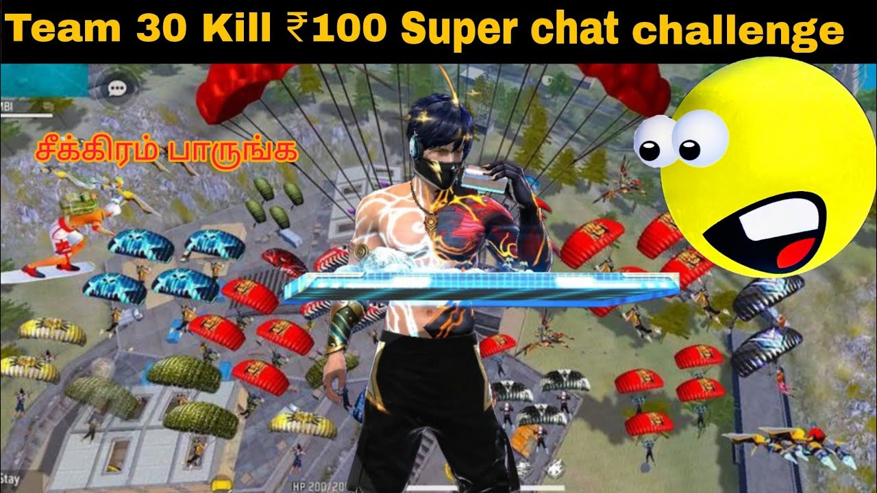 Subscriber superchat challenge 30 kills?😱Twist ending❤️Free fire br-ranked grand lobby tamil 