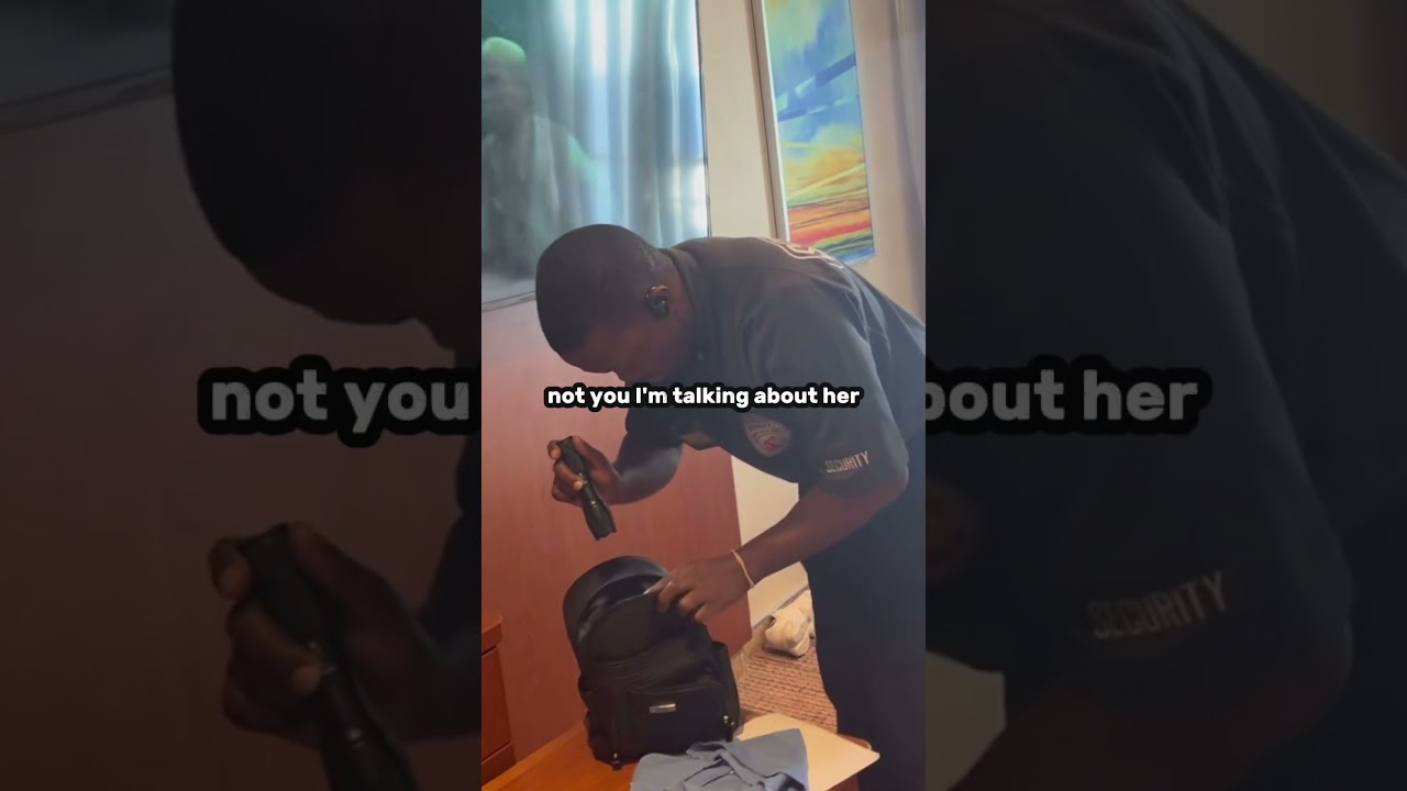 Carnival Cruise security CABIN SEARCH for banned items! #shorts #carnivalcruise