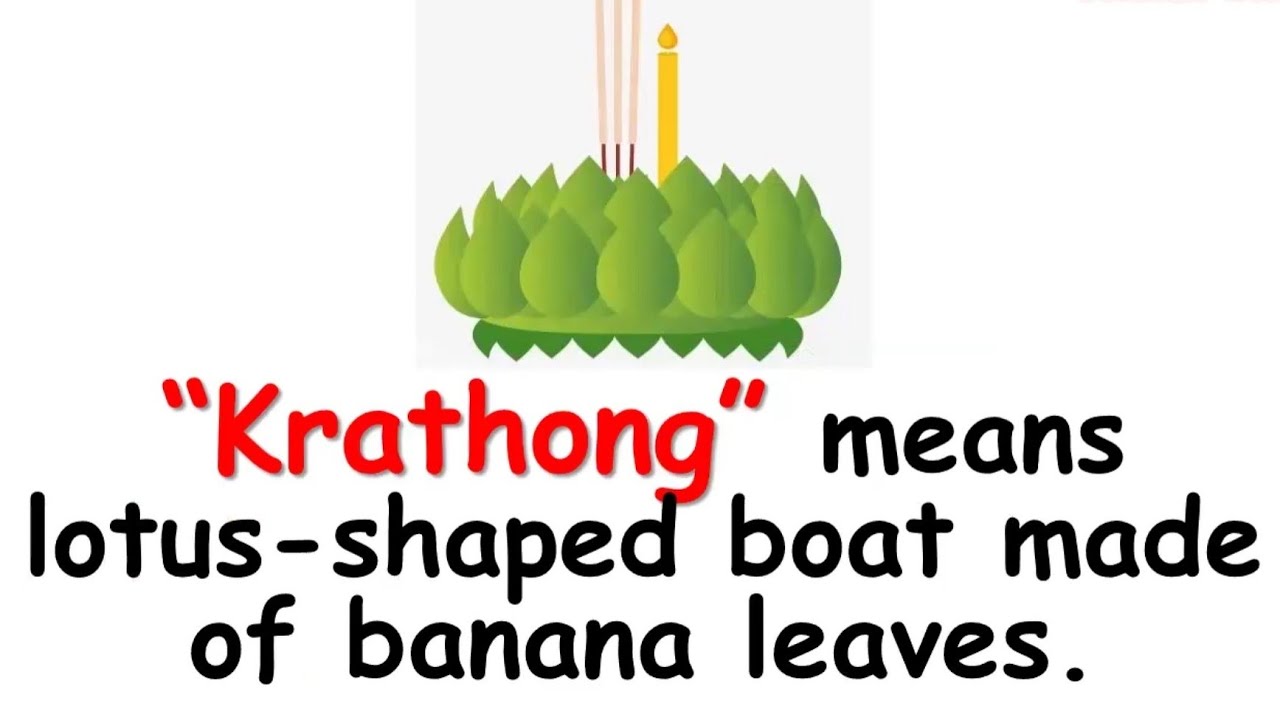 LOY KRATHONG FESTIVAL VOCABULARY FOR KIDS