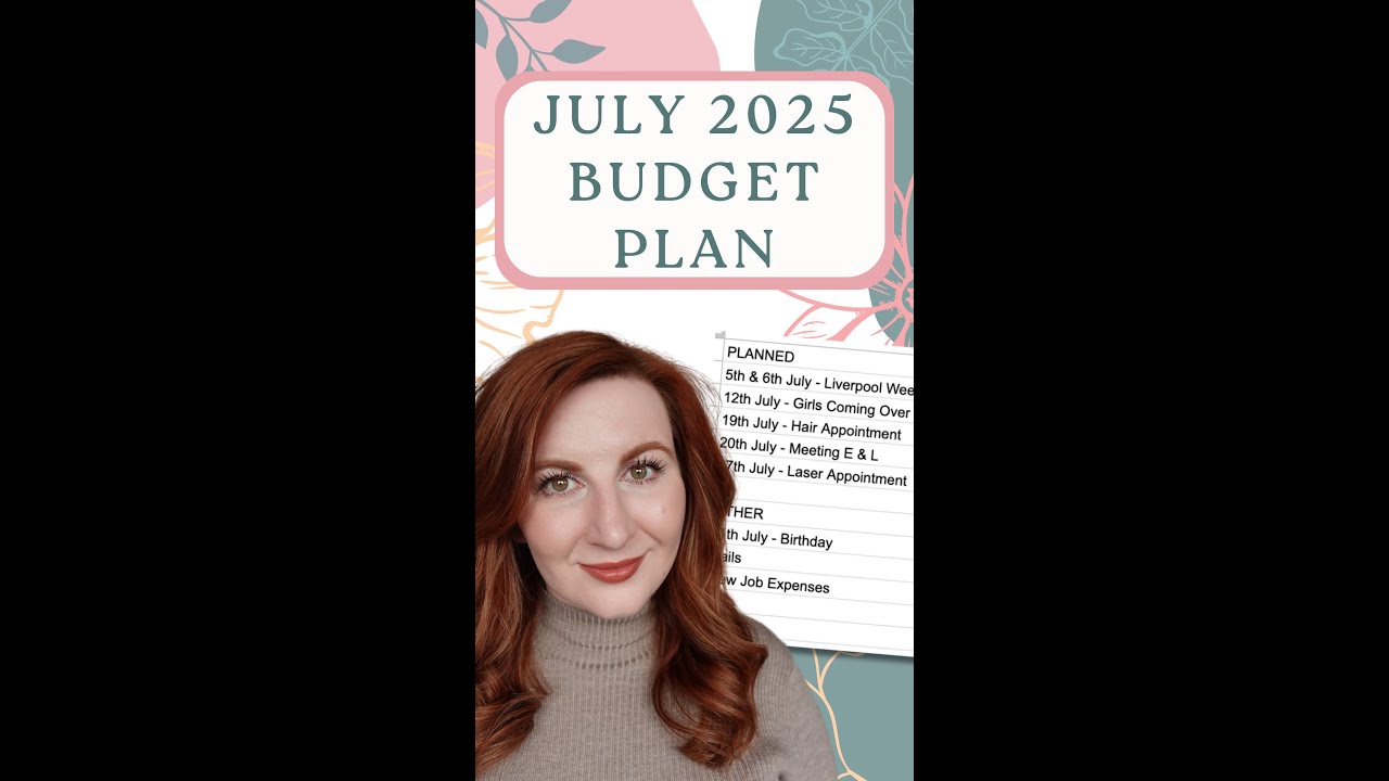 Budget With Me For July 2025 | Rose Keats