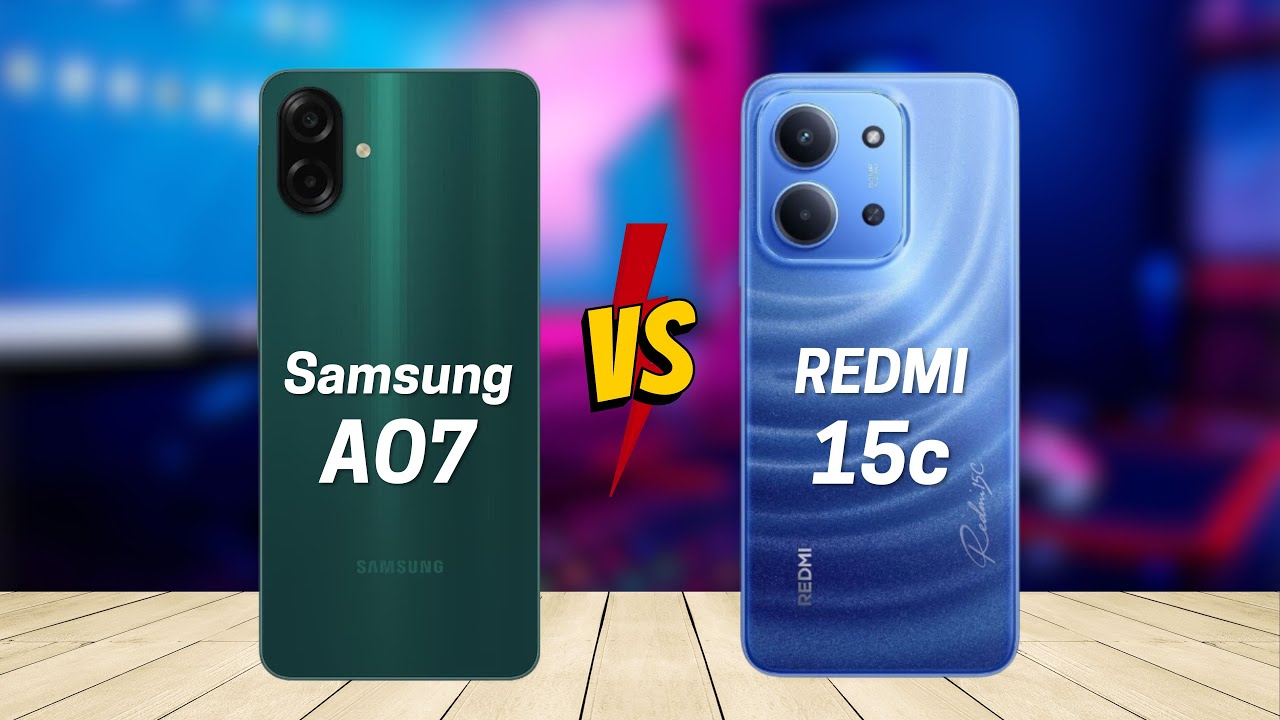 Samsung A07 4G vs Redmi 15c