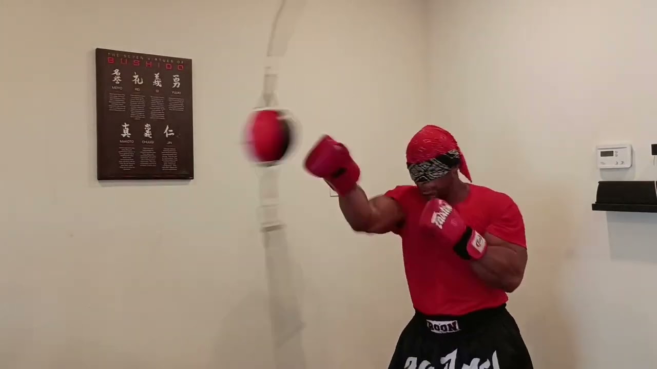 Blindfolded Punching Double End bag