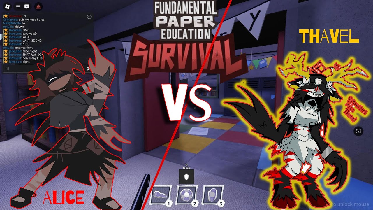 Alice vs Miss Thavel | FPE:S Remastered Dual Gameplay Showdown  #alice #missthavel