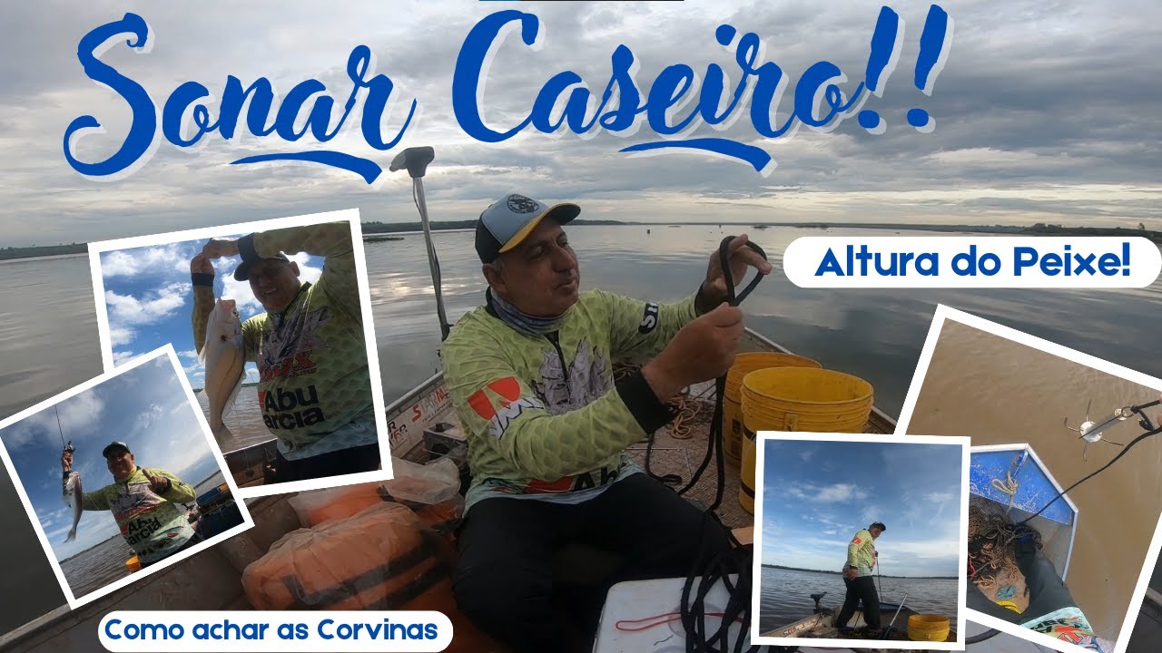 SONAR CASEIRO?! COMO ACHAR A ALTURA DO PEIXE SEM SONAR!!!