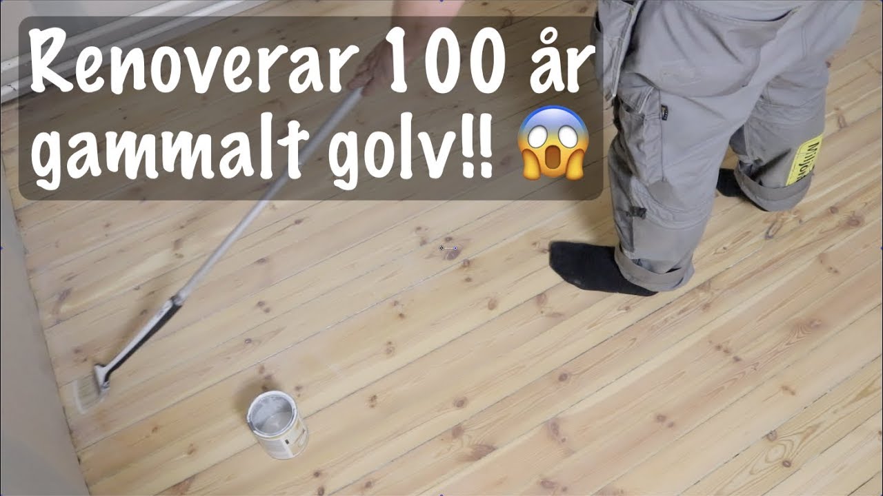 VISAR HUR MAN SLIPAR GOLV!